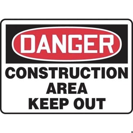 Accuform OSHA DANGER SAFETY SIGN CONSTRUCTIO MCRT011VP MCRT011VP